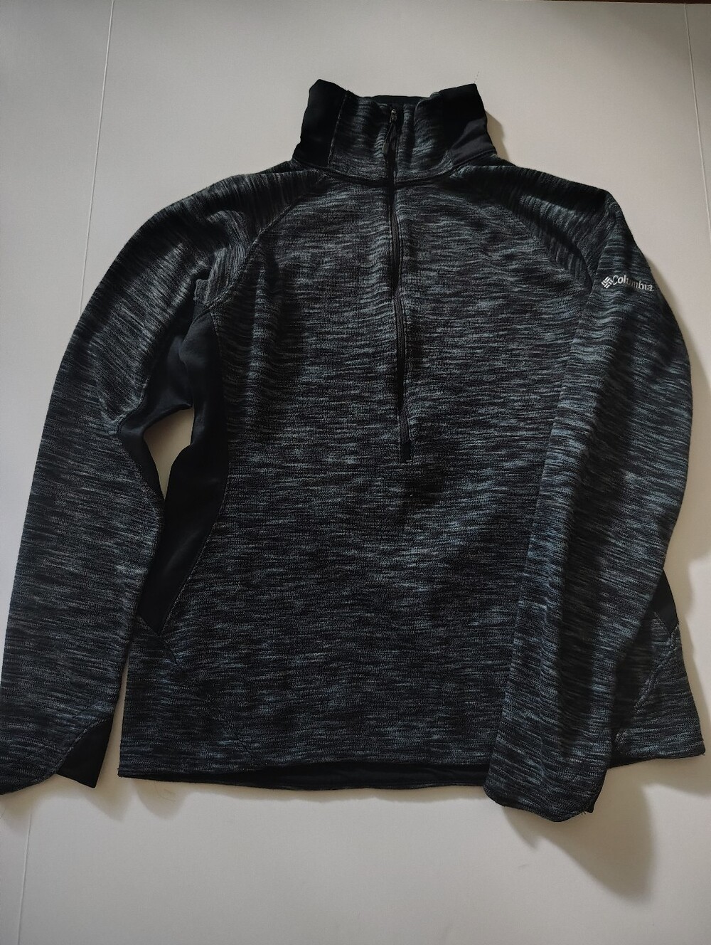 Columbia Women's Black Heather Half-Zip Performance Jacket